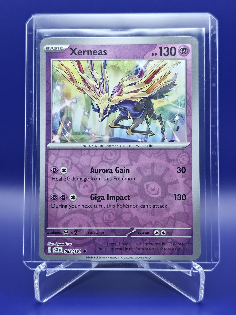 Pokémon TCG - Xerneas - Surging Sparks - Reverse Holo - 088/191
